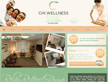 Tablet Screenshot of chiwellnessnow.com
